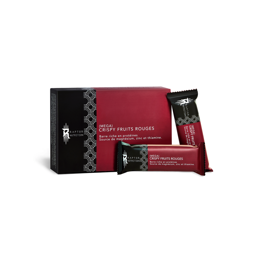 (Méga) Crispy Fruits Rouges - 12 Barres Protéinées