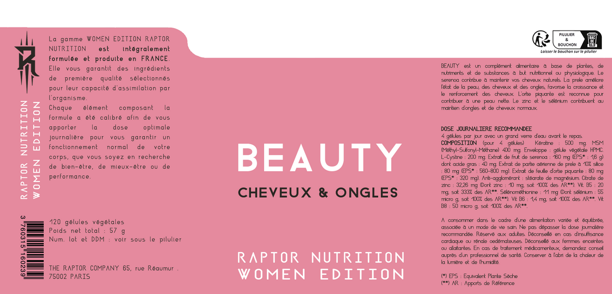 Beauty - Peau, Cheveux et Ongles